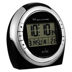 Acctim Zenith Radio Controlled LCD Alarm Clock